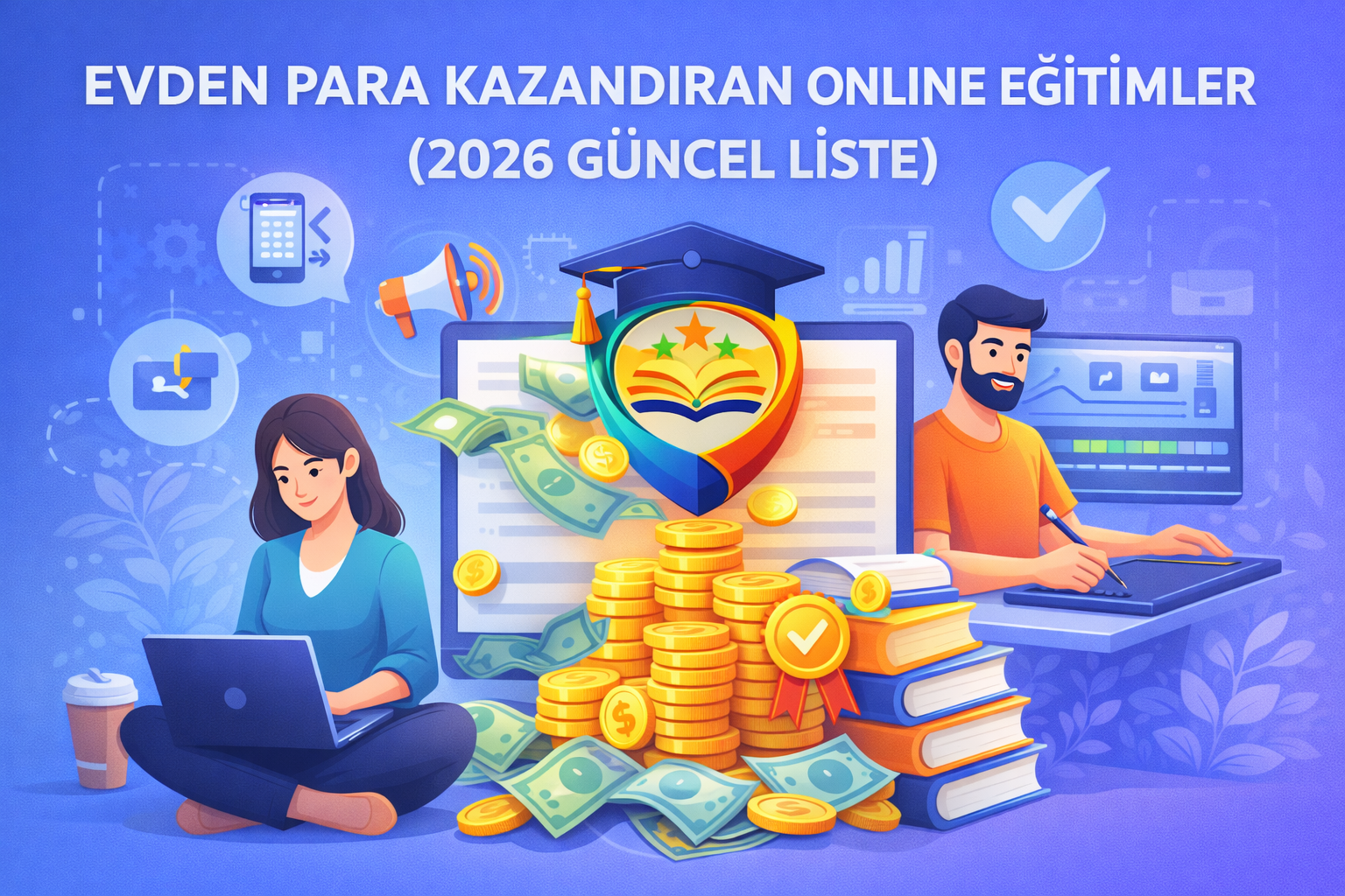 Evden Para Kazandıran Online Eğitimler (2026 Güncel Liste)